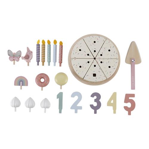 Wooden Birthday Cake - Pink - Essentials 