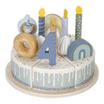 Gâteau d'anniversaire en bois - Bleu - Essentials