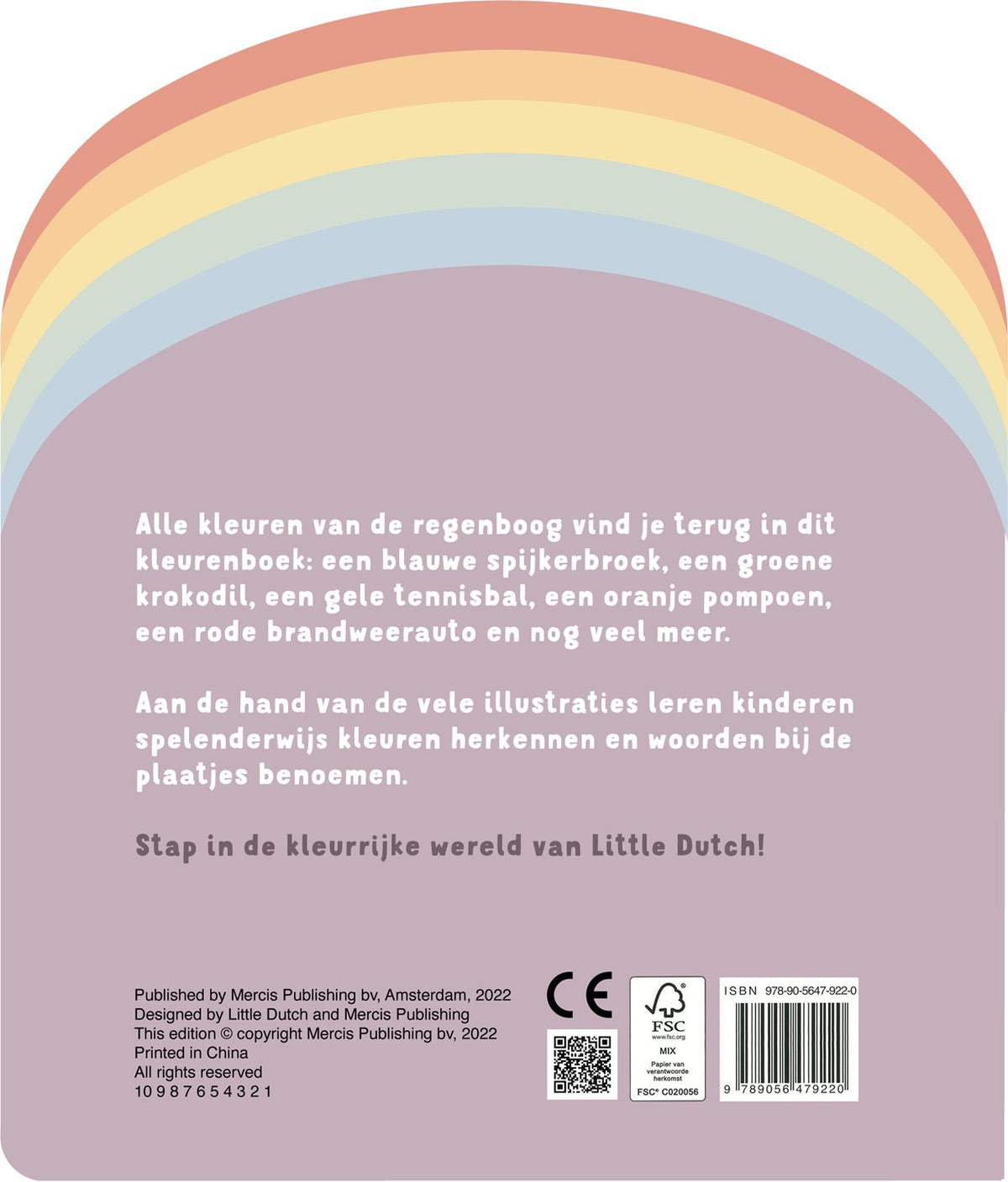 Kinderbuch Regenbogen Malbuch - NL