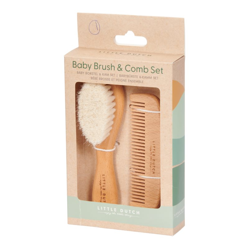 Peigne et Brosse ensemble de bois