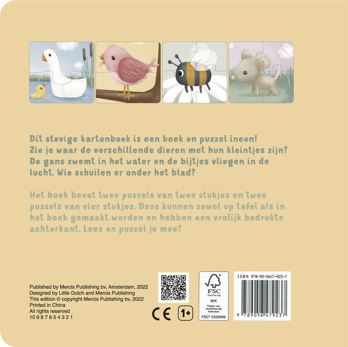 Kinderboek Mijn Dieren Puzzelboek - NL