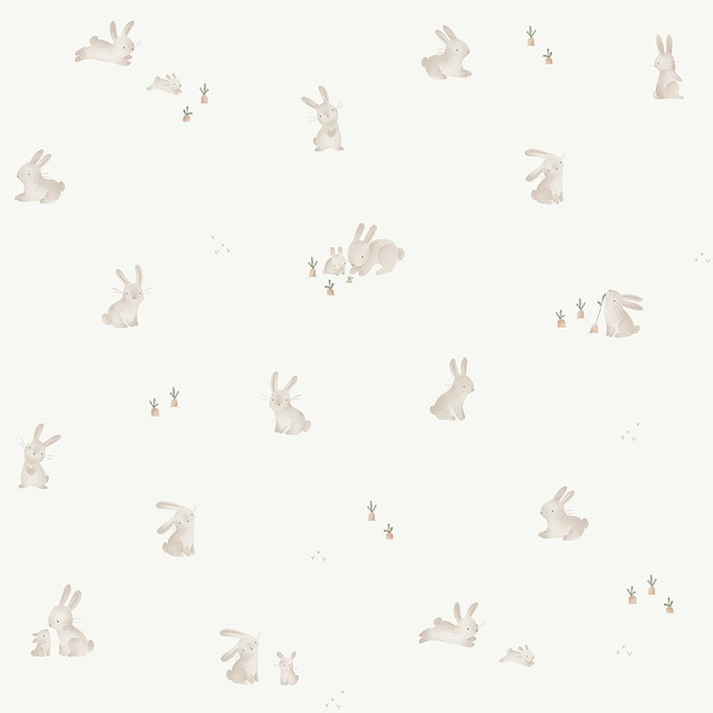 Fleece wallpaper Baby Bunny 