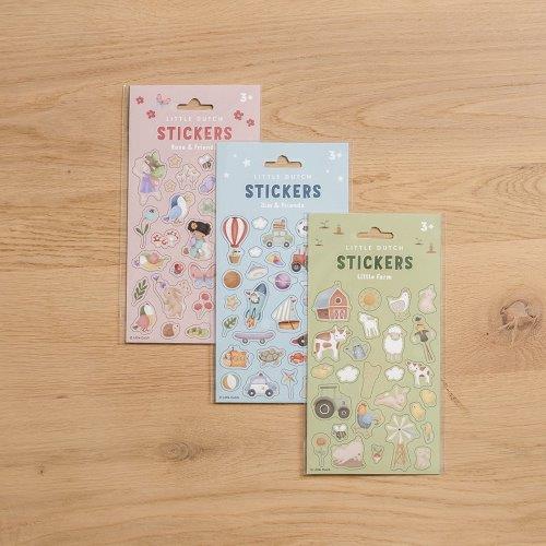 Stickerbogen Rosa & Friends 