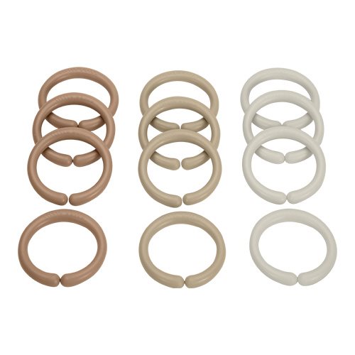 Little Loops toy rings - Beige 