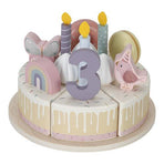Gâteau d'anniversaire en bois - Rose - Essentials