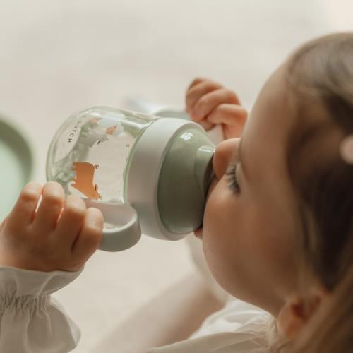 Anti-leak cup - Green - Little Farm 