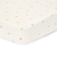 Cradle fitted sheet - White - Forest Friends - Forest Treasures 