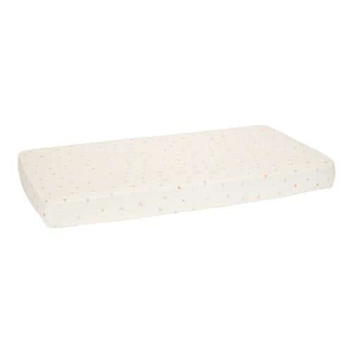 Crib fitted sheet - White - Forest Friends - Forest Treasures 