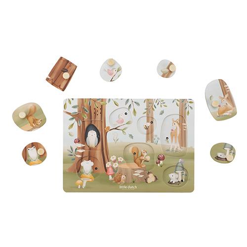 Geräuschpuzzle - Blau - Forest Friends 