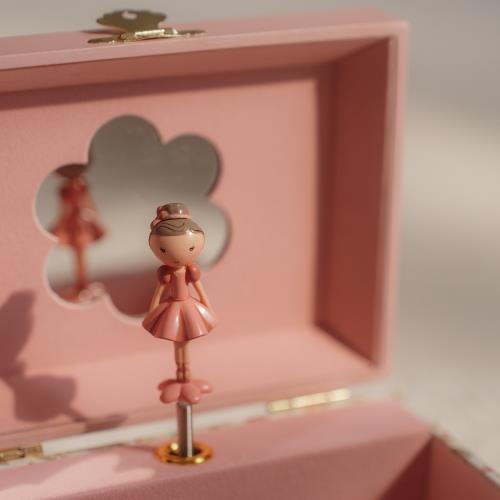 Schmuckkästchen mit Musik - Rosa 