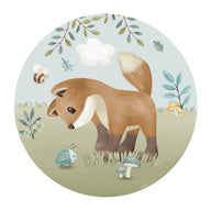 Wallpaper circle - Multicolored - Forest Friends 