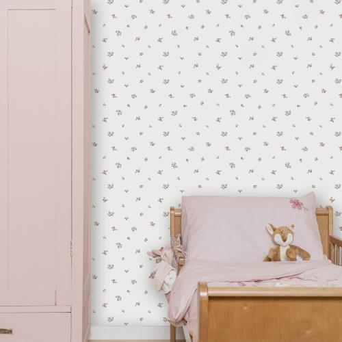 Non-woven wallpaper - Multicolored - Fairy Garden - Fairy Blossom 