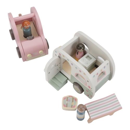 Toy car with caravan - Multicolored - Essentials 