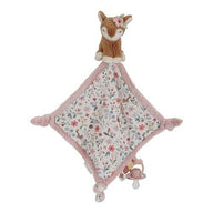 Knuffeldoekje print Hert - Roze - Fairy Garden
