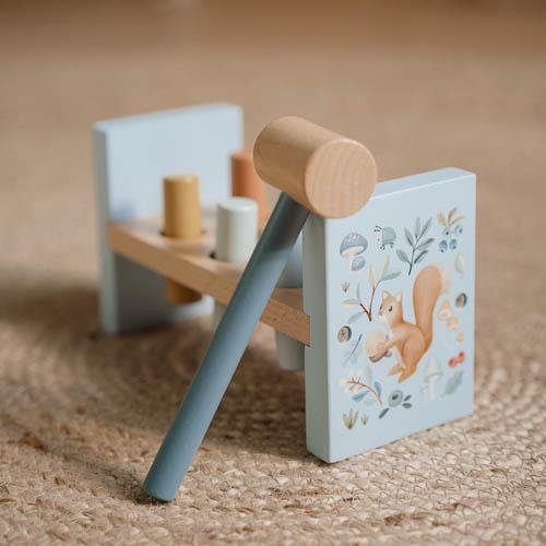 Holzhammerbank - Blau - Forest Friends 