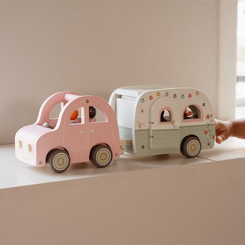 Toy car with caravan - Multicolored - Essentials 