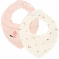 Lot de 2 bandanas Bavoir - Blanc - Fairy Garden - Fairy Blossom
