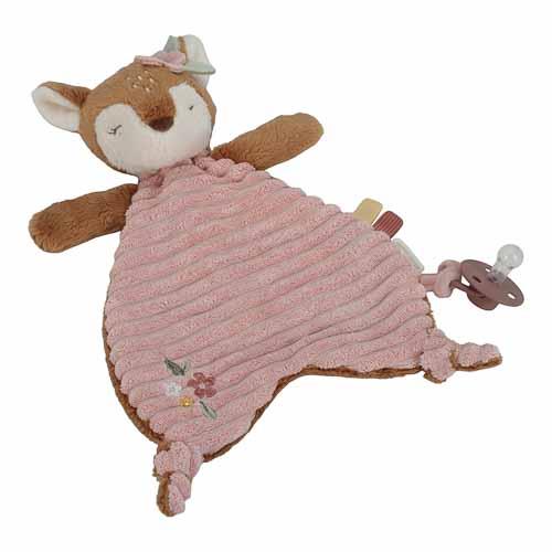Knuffeldoekje knuffel Hert - Roze - Fairy Garden