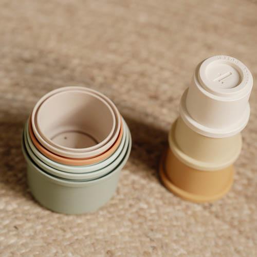 Stacking cups - Multicolored - Essentials 