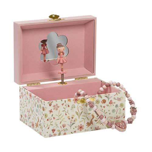 Schmuckkästchen mit Musik - Rosa 