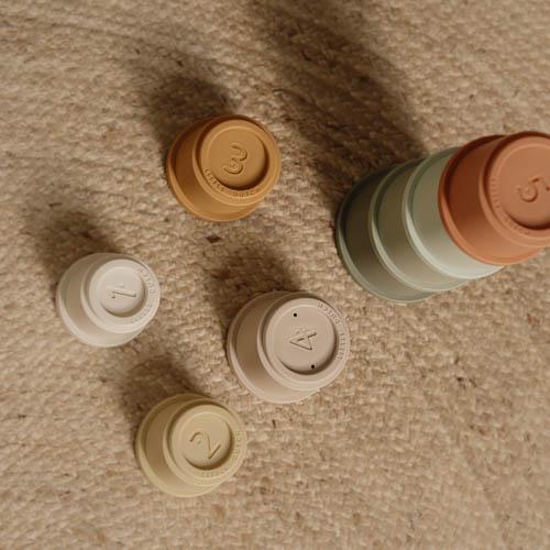 Stacking cups - Multicolored - Essentials 