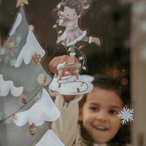 Window sticker Christmas tree - Multicolored 