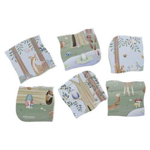 Foam puzzle - Multicolored - Forest Friends 