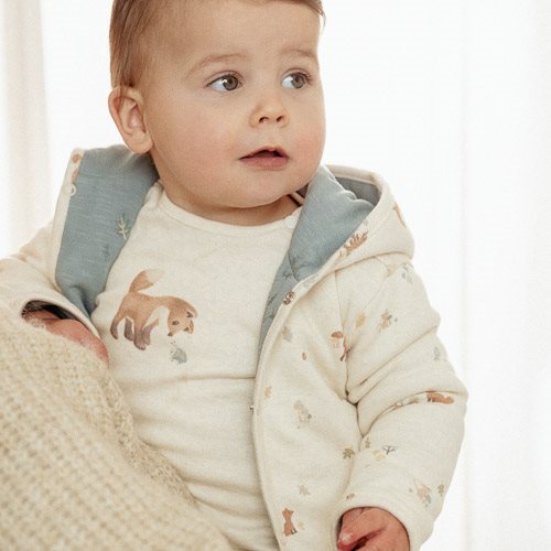Wendbare Jacke - Blau - Forest Friends 