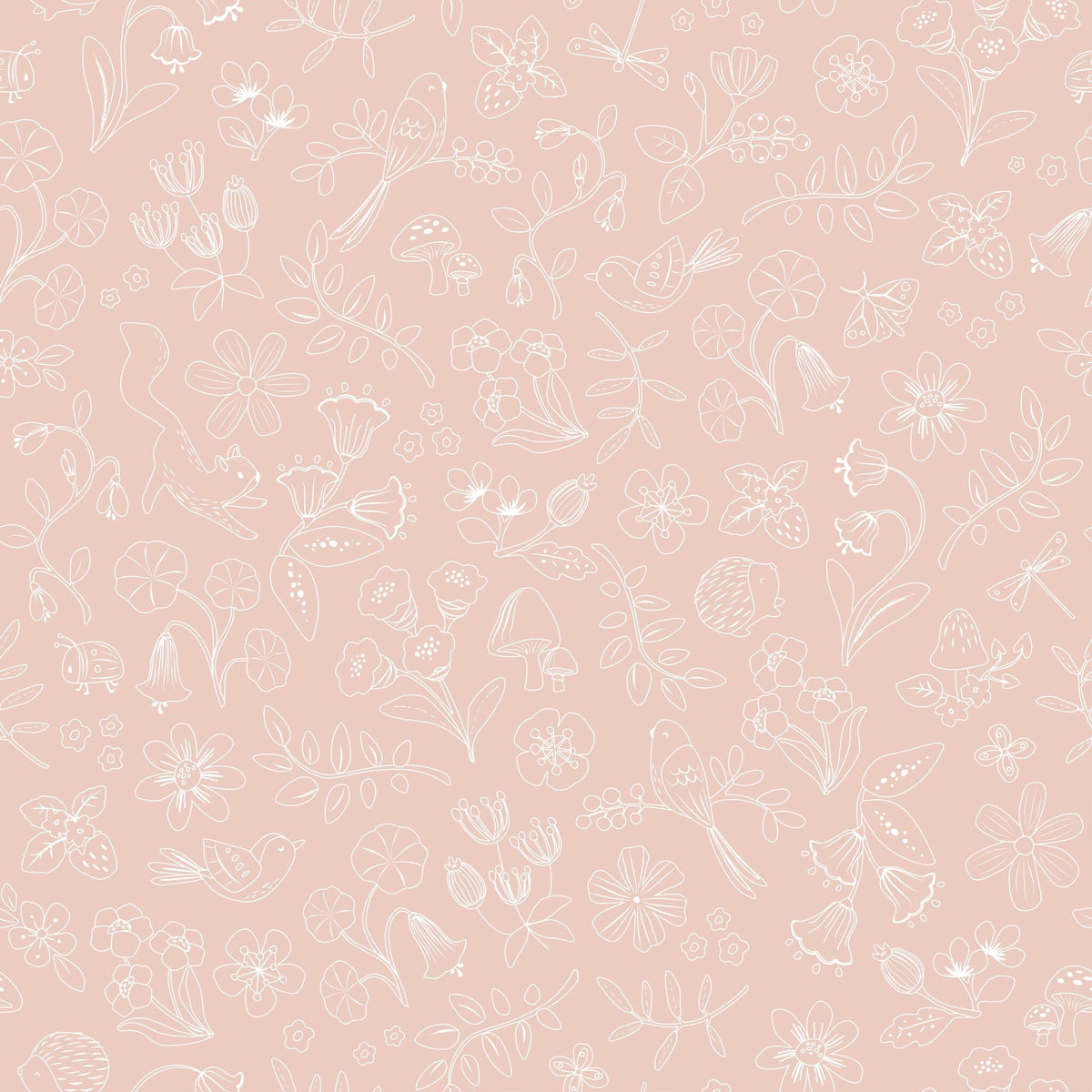 Vliesbehang – Roze – Fairy Friends – Fairy Wonder