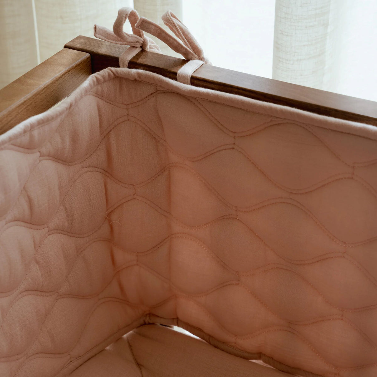 Crib bumper - Pink - Essentials 