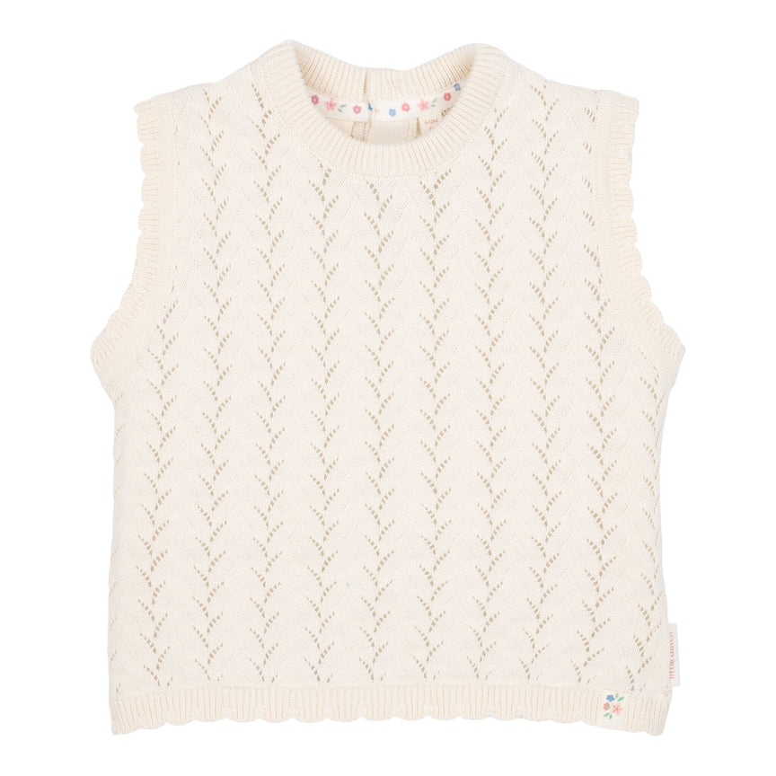 Singlet gebreid - Wit