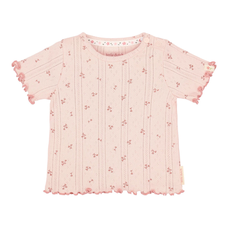 Shirt korte mouw - Roze - Fairy Flowers