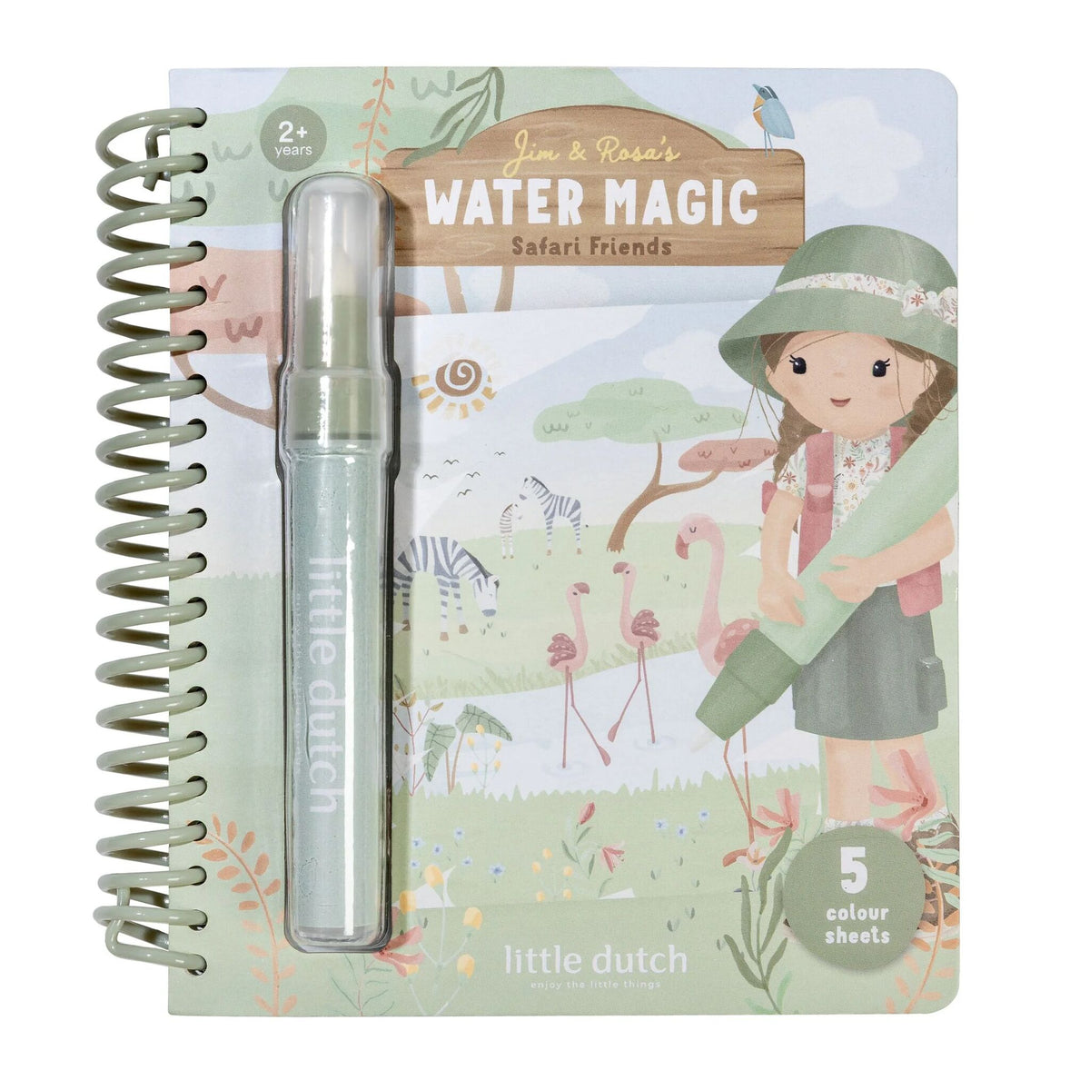 Waterkleurboek - Rosa