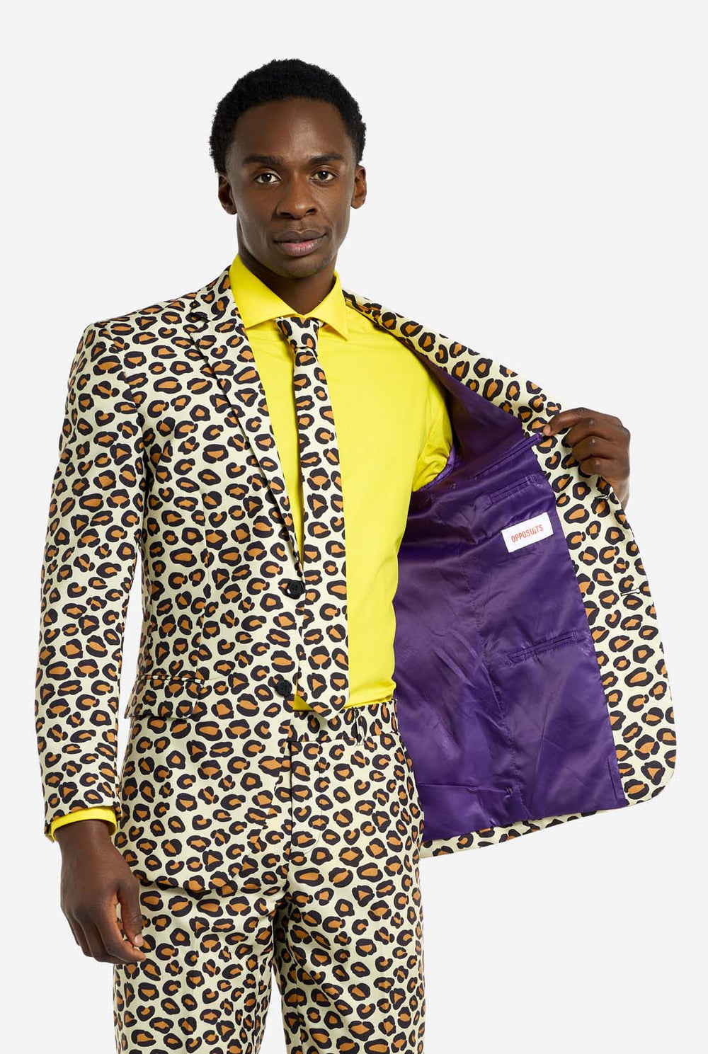 Reflective Perfective men’s suit from OppoSuits featuring shimmering reflective fabric for eye-catching, trend-savvy looks