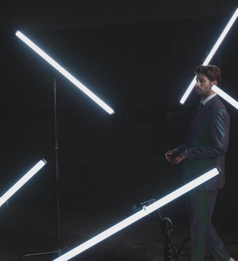 Video of Perfective reflective with man dancing