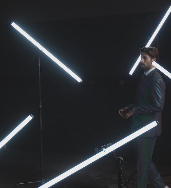 Video of Perfective reflective with man dancing