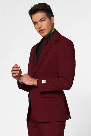Men's Reflective Perfective suit featuring high-shine reflective fabric that catches light for a bold, eye-catching look.