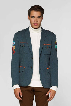 Green park ranger jacket worn by man