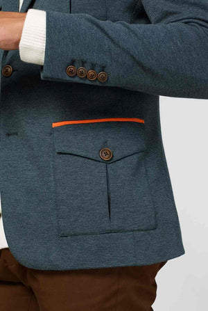 Green park ranger jacket worn by man