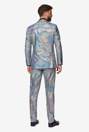 Man wearing Disco suit 