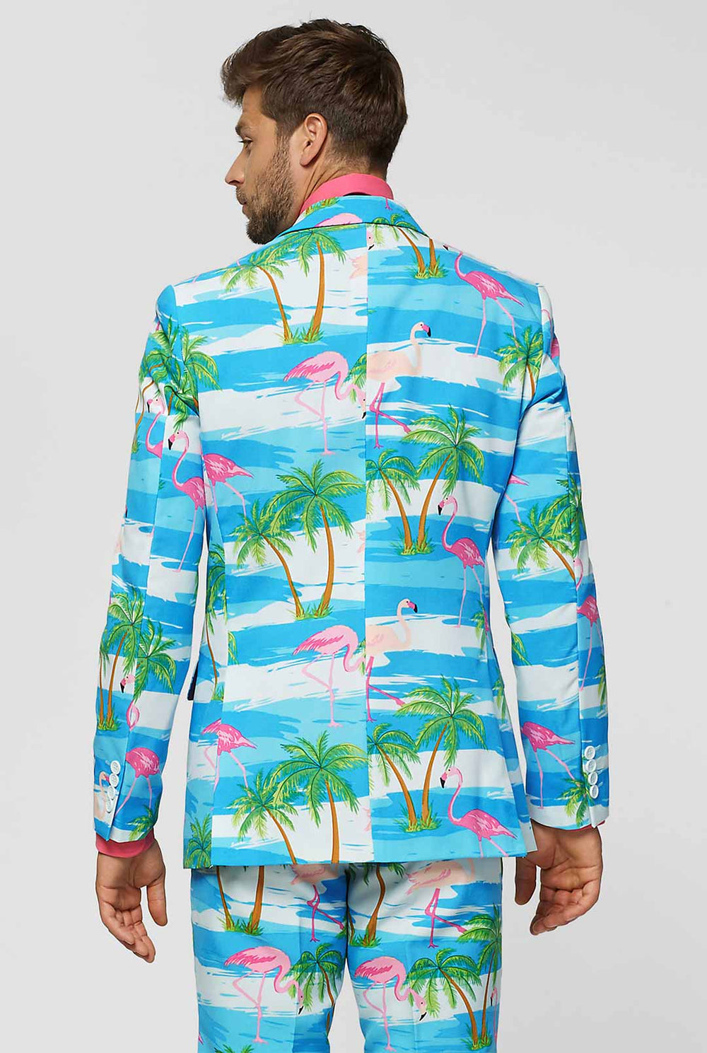 Men's reflective perfective suit from OppoSuits featuring eye-catching reflective fabric and modern cut for standout style