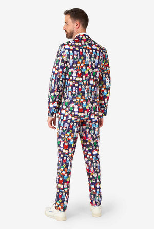 Man wearing Southpark men's suit