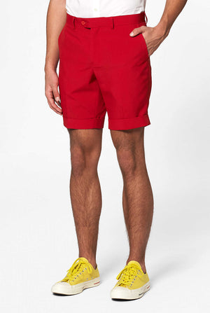 Man wearing USA themed summer suit